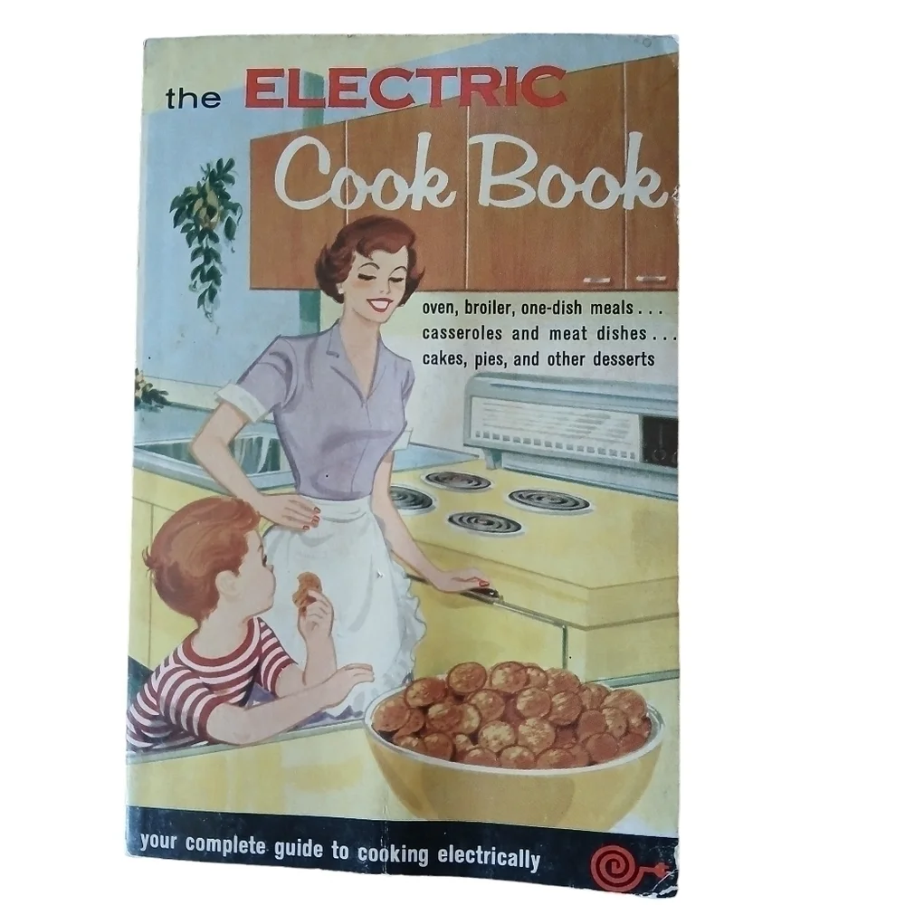Vintage 60's Cook Book 'Electric Cook Book' Paperback Marguerite Fenner